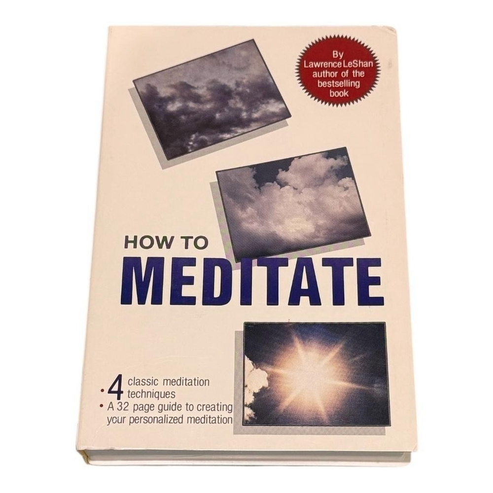 How To Meditate Lawrence LeShan Audio Cassette Tape 32 Page Guide Set 1987
